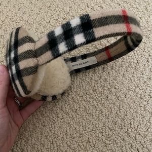 Authentic Burberry Earmuffs